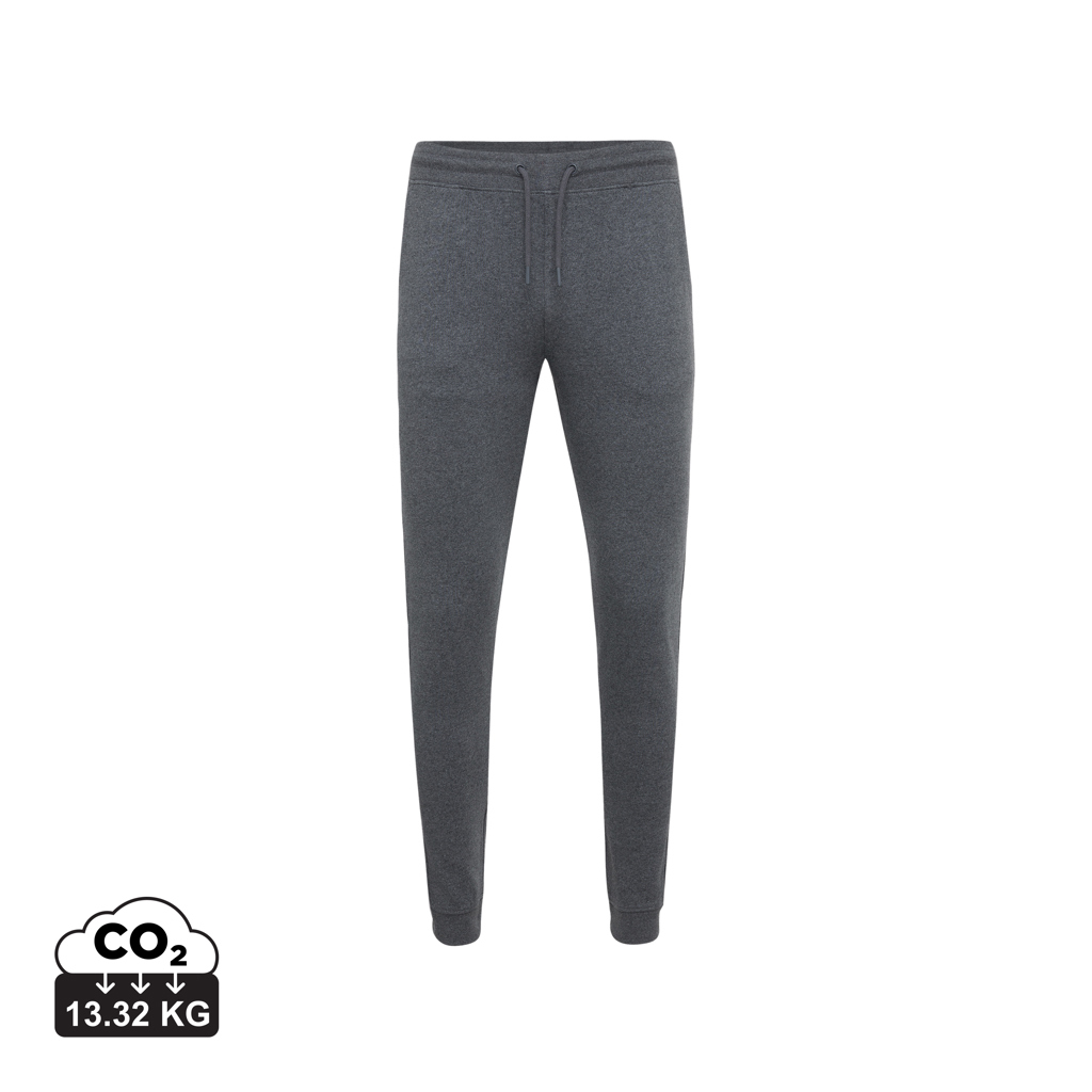 Jogging publicitaire en coton recyclé 340g Iqoniq Cooper heather anthracite